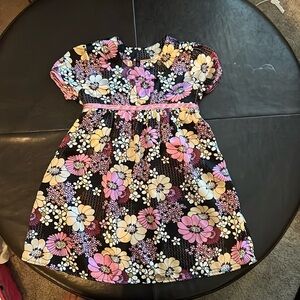 Kandy Kiss floral, silky-like girls dress